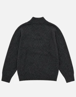 Lambswool Quarter Zip in Oat