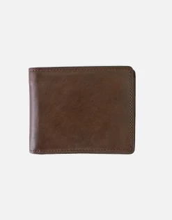 Leather Wallet in Chocolate Brown