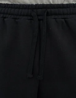 Leisure Baggy Fit Track Short in Black