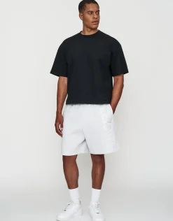 Leisure Baggy Fit Track Short in Black