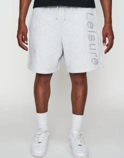 Leisure Baggy Fit Track Short in Black