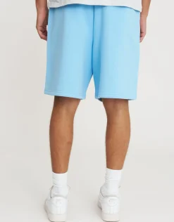 Leisure Baggy Fit Track Short in Snow Marle