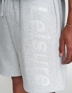 Leisure Baggy Fit Track Short in Ice Blue
