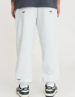 Leisure Club Baggy Track Pants in Pewter Grey