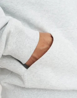 Leisure Club Oversized Hoodie in Pewter Grey