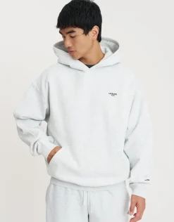 Leisure Club Oversized Hoodie in Snow Marle
