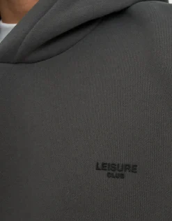 Leisure Club Oversized Hoodie in Snow Marle