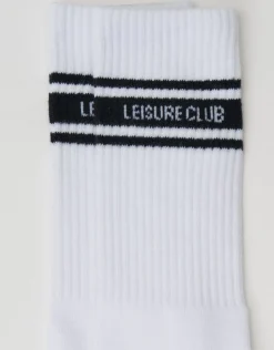 Leisure Club Sport Socks in Black/white