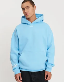 Leisure Embroidered Oversized Hoodie in Snow Marle