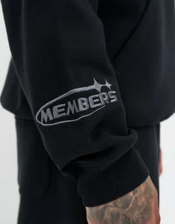 Leisure Embroidered Oversized Hoodie in Snow Marle