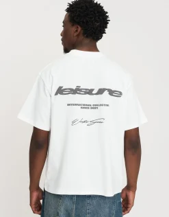 Leisure Relaxed Fit T Shirt in Pewter Grey