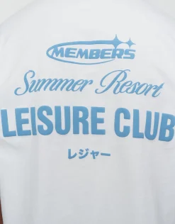 Leisure Summer Cropped Box Fit T Shirt in Pebble