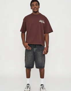 Leisure Summer Cropped Box Fit T Shirt in Blanc