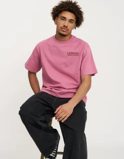 Leisure Weekend Collective Relaxed Fit T Shirt in Ecru