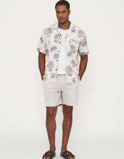 Lotus Short Sleeve Shirt in Ecru