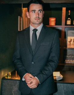 Ltd Ed. Will Jordan Slim Fit Suit Jacket in Charcoal