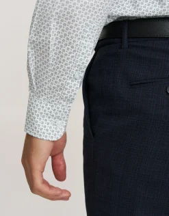 Malo Long Sleeve Dress Shirt in Navy