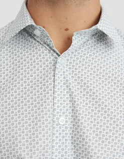 Malo Long Sleeve Dress Shirt in Navy