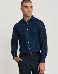 Malo Long Sleeve Dress Shirt in White
