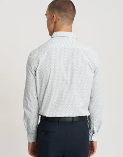 Malo Long Sleeve Dress Shirt in White