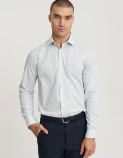 Malo Long Sleeve Dress Shirt in White