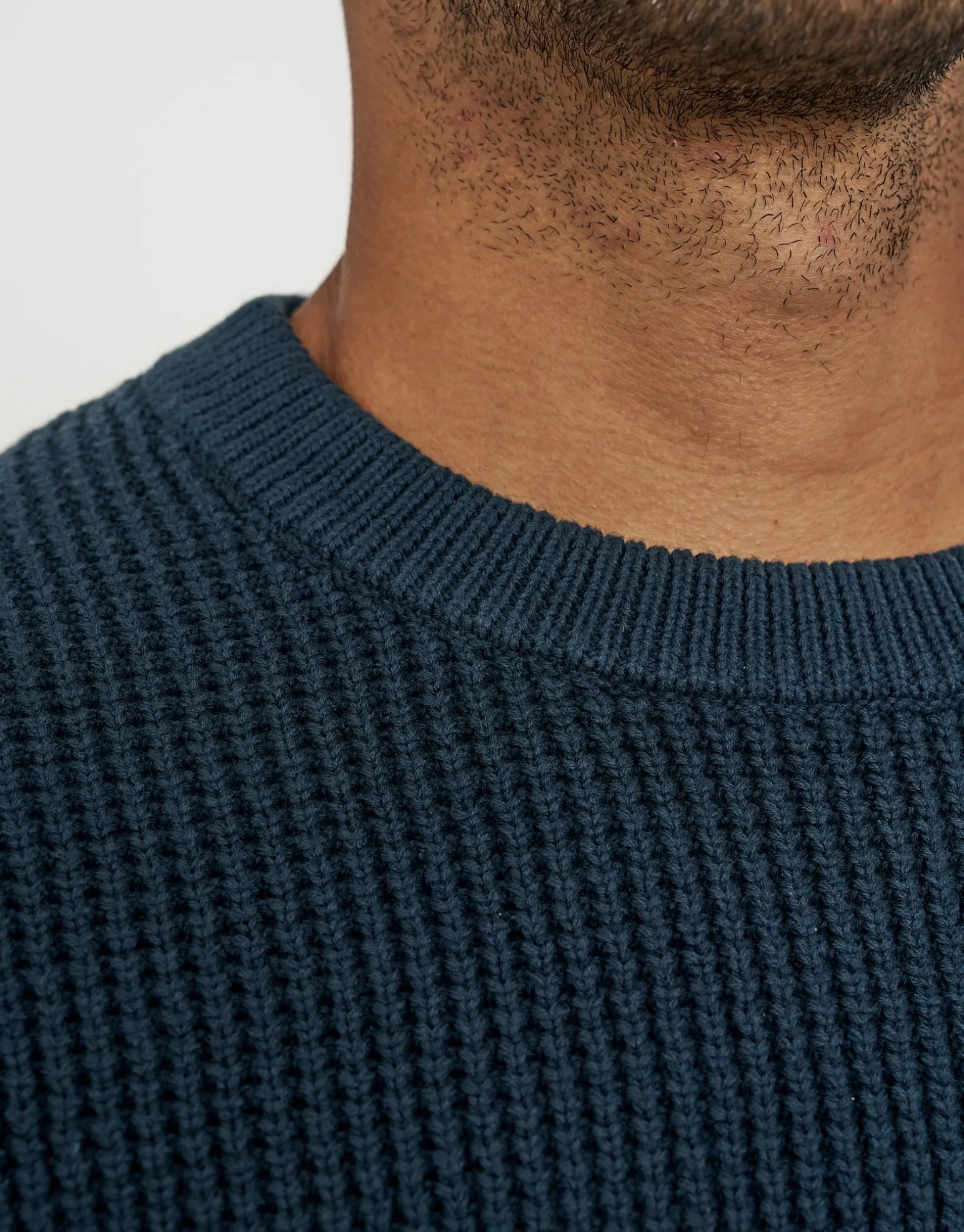 Melange Crew Neck Knit in Sand