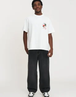 Members Only Relaxed Fit T Shirt in Blanc