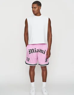 Miami Basketball Shorts in Ice Blue