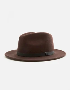 Milton Fedora in Brown