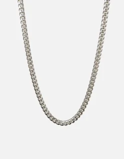 6mm Curb Chain in Silver