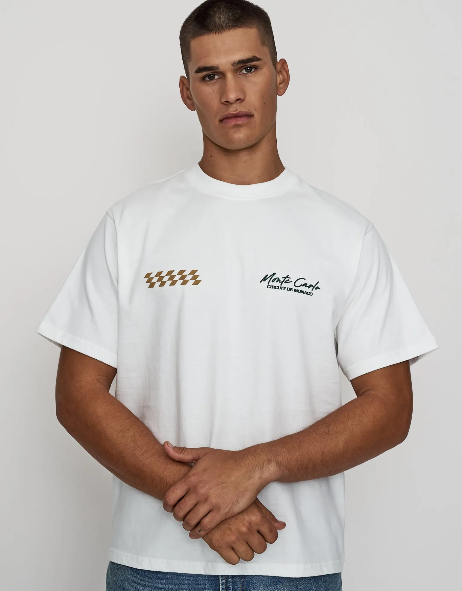 Monaco Supreme Oversized T Shirt in Surreal Green