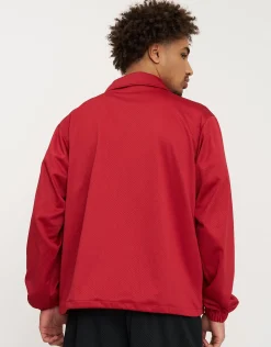 Monogram Coach Jacket in Red