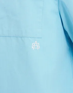 Monogram Short Sleeve Shirt in White