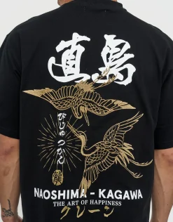 Naoshima Box Fit T Shirt in Snow