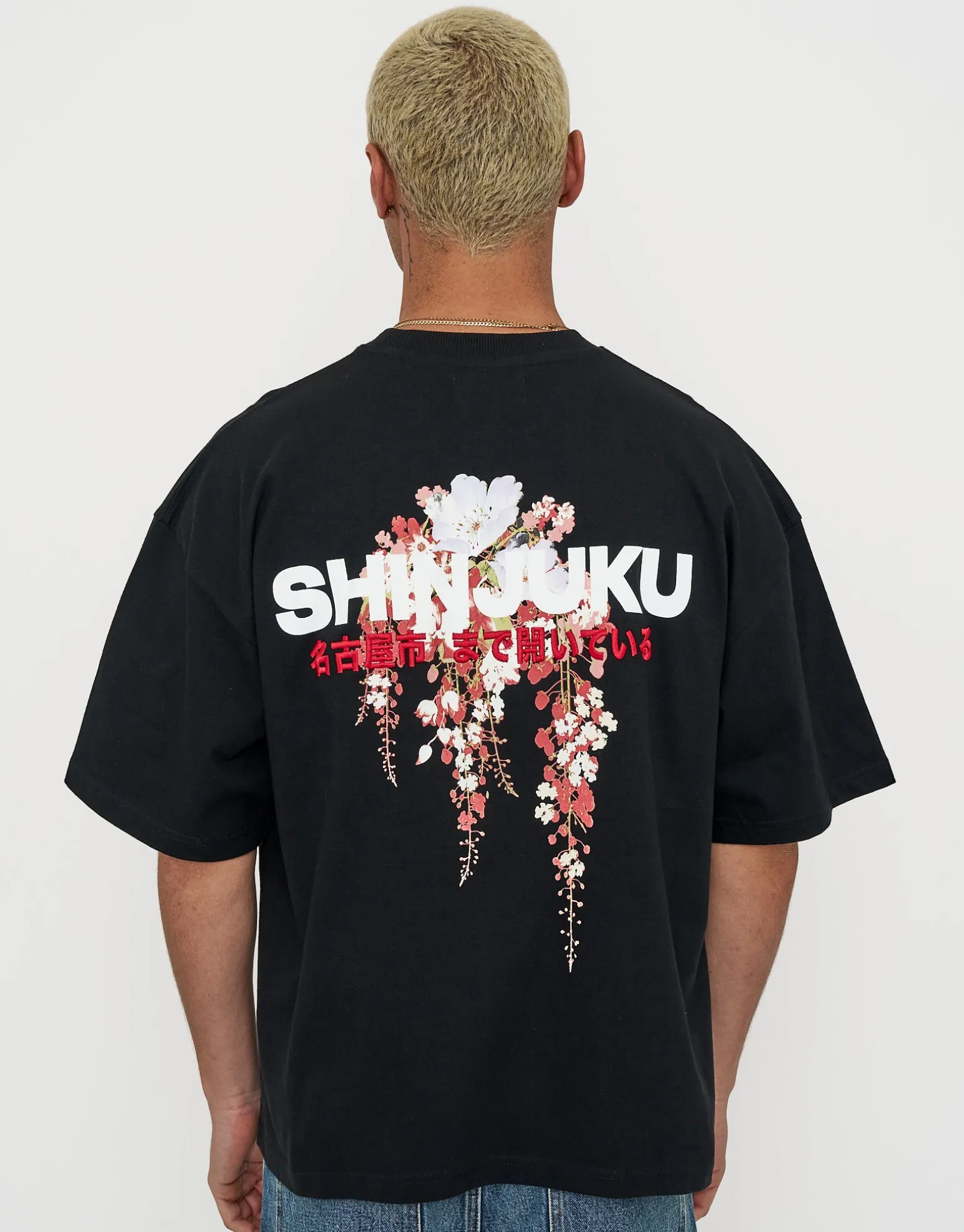 Naoshima Box Fit T Shirt in Snow