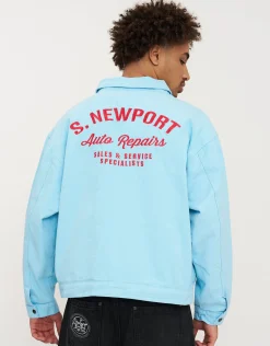 Newport Jacket in Sky Blue