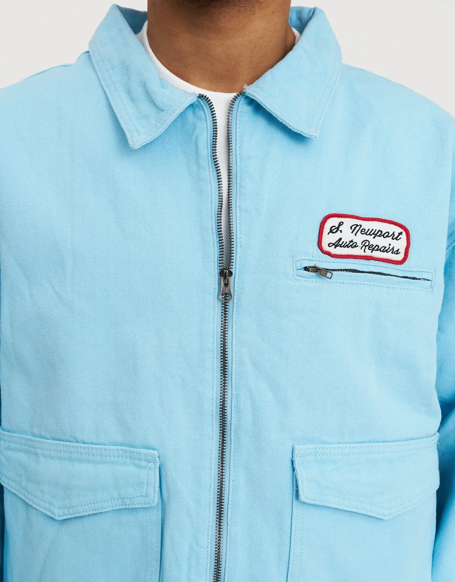 Newport Jacket in Sky Blue