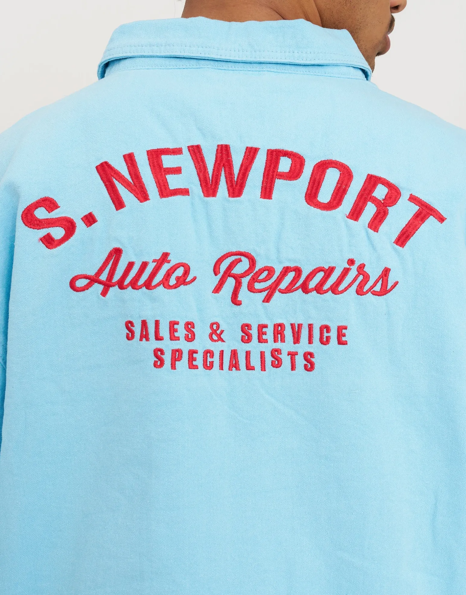 Newport Jacket in Sky Blue
