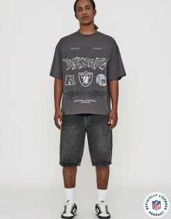 NFL 49ers Stack Box Fit T Shirt in Blanc
