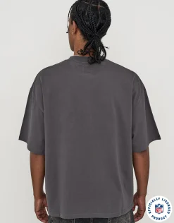 NFL 49ers Stack Box Fit T Shirt in Blanc