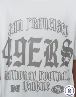 NFL Raiders Urban Box Fit T Shirt in Pewter Grey