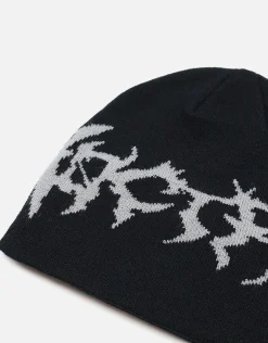 Noctra Skull Beanie in Black