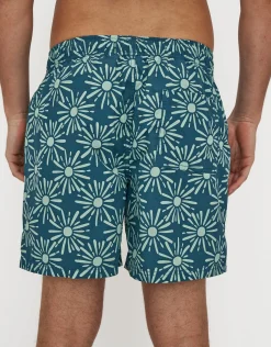 Nova Swim Shorts in Aegean Blue