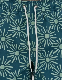 Nova Swim Shorts in Aegean Blue