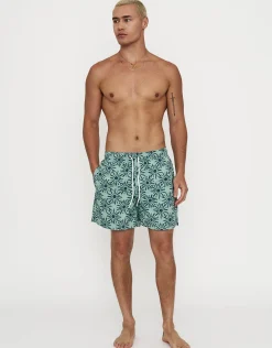 Nova Swim Shorts in Aegean Blue