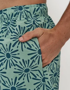 Nova Swim Shorts in Aegean Blue