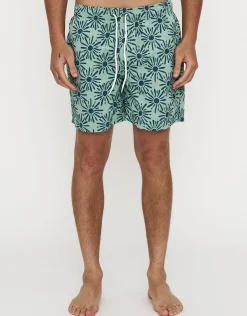 Nova Swim Shorts in Aegean Blue