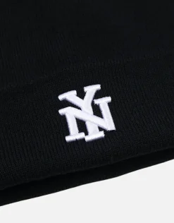 NY Beanie in Black
