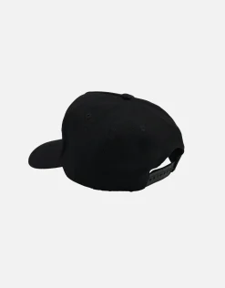 NY Embroidered Cap in Black