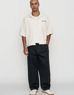 Okinawa Resort Short Sleeve Shirt in Cloud